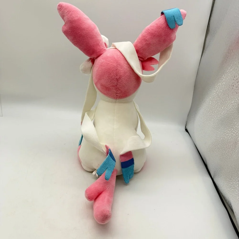 Pokemon Sylveon Plush Eevee Evolution Pink White Stuffed Animal Toy 02-GZ0023